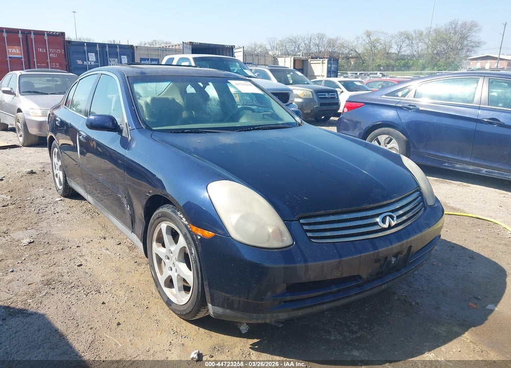 2003 INFINITI G35 BASE W/6 SPEED MANUAL VIN: JNKCV51E93M002895