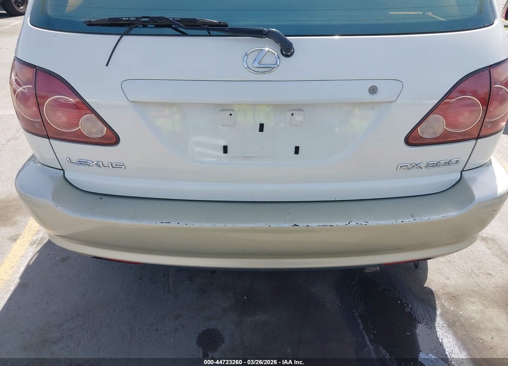 1999 LEXUS RX 300 VIN: JT6GF10U2X0025196