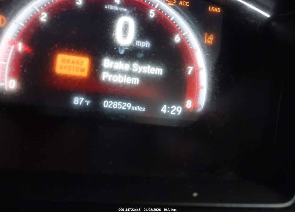 2019 HONDA CIVIC SPORT VIN: SHHFK7H48KU216010