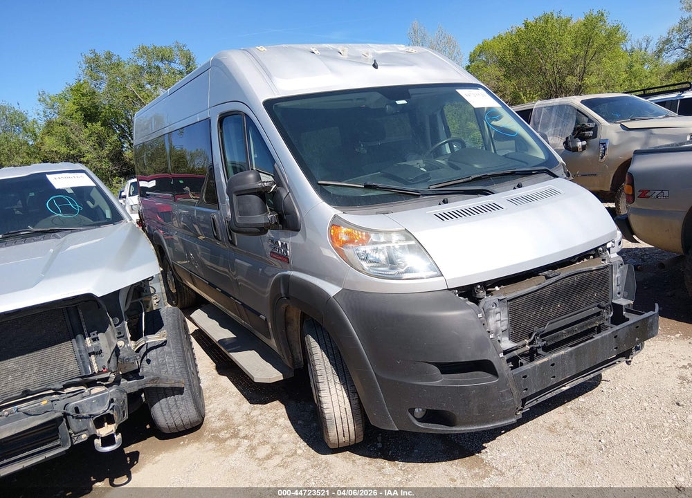 2020 RAM PROMASTER WINDOW VAN HIGH ROOF VIN: 3C6TRVPG3LE110028