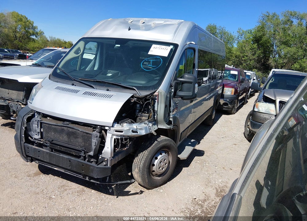 2020 RAM PROMASTER WINDOW VAN HIGH ROOF VIN: 3C6TRVPG3LE110028