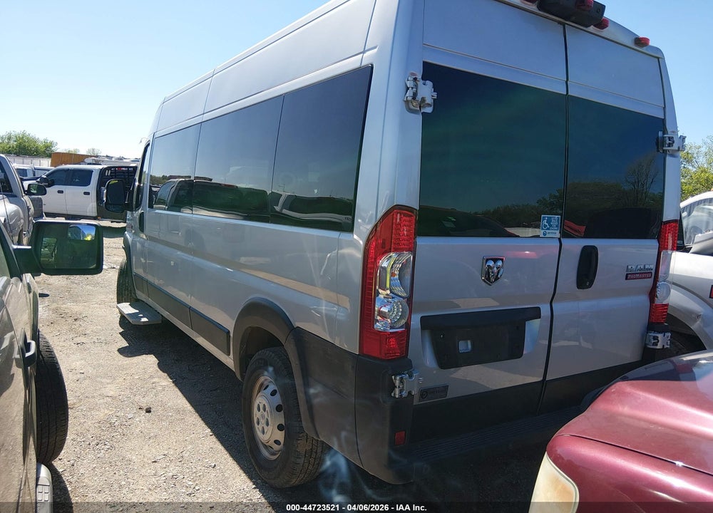 2020 RAM PROMASTER WINDOW VAN HIGH ROOF VIN: 3C6TRVPG3LE110028