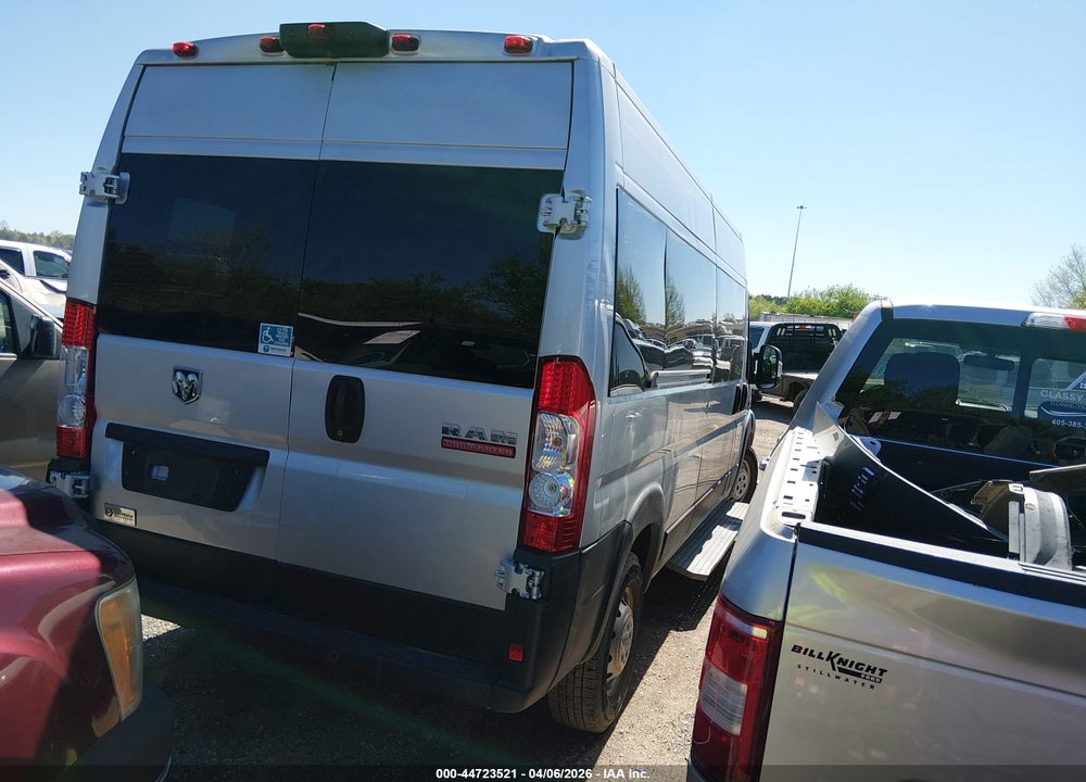 2020 RAM PROMASTER WINDOW VAN HIGH ROOF VIN: 3C6TRVPG3LE110028