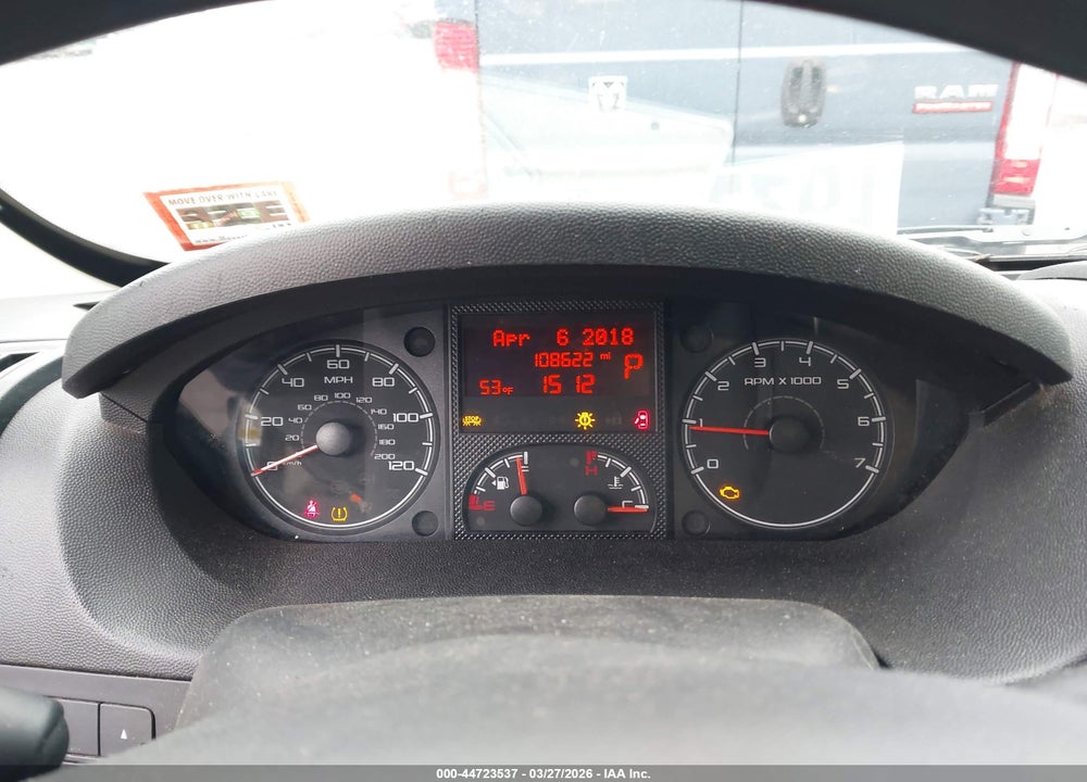 2020 RAM PROMASTER 3500 CARGO VAN HIGH ROOF 159 WB EXT VIN: 3C6URVJG8LE116890