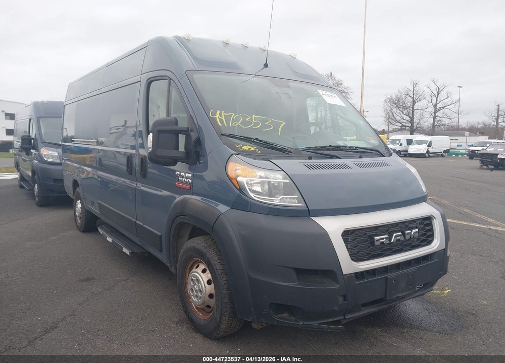 2020 RAM PROMASTER 3500 CARGO VAN HIGH ROOF 159 WB EXT VIN: 3C6URVJG8LE116890