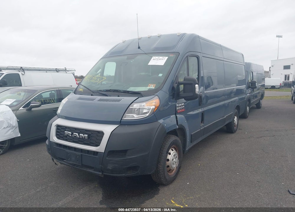2020 RAM PROMASTER 3500 CARGO VAN HIGH ROOF 159 WB EXT VIN: 3C6URVJG8LE116890