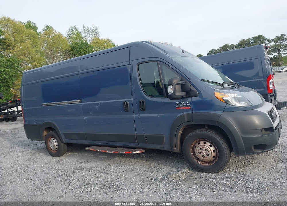 2021 RAM PROMASTER 3500 CARGO VAN HIGH ROOF 159 WB EXT VIN: 3C6MRVJG5ME549651