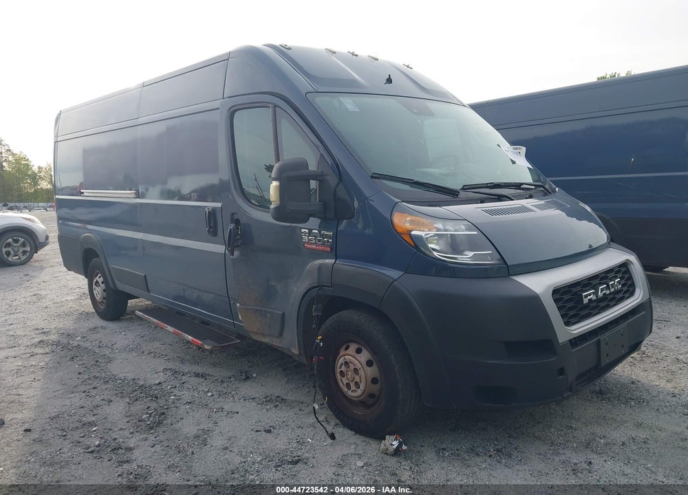 2021 RAM PROMASTER 3500 CARGO VAN HIGH ROOF 159 WB EXT VIN: 3C6MRVJG5ME556390