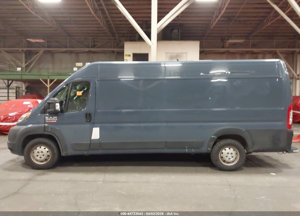2021 RAM PROMASTER 3500 CARGO VAN HIGH ROOF 159 WB EXT VIN: 3C6MRVJG7ME562224