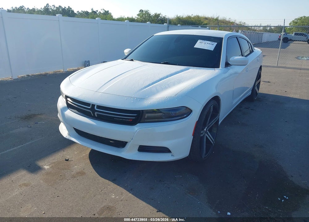 2015 DODGE CHARGER SE VIN: 2C3CDXBG0FH784998