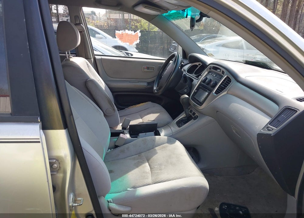 2007 TOYOTA HIGHLANDER V6 VIN: JTEHP21A070191930