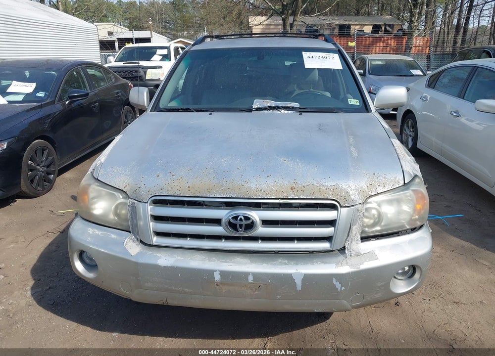 2007 TOYOTA HIGHLANDER V6 VIN: JTEHP21A070191930
