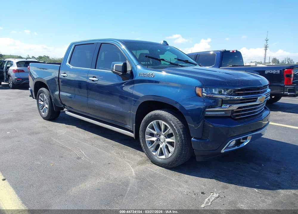 2020 CHEVROLET SILVERADO 1500 4WD  SHORT BED HIGH COUNTRY VIN: 1GCUYHEL0LZ206348