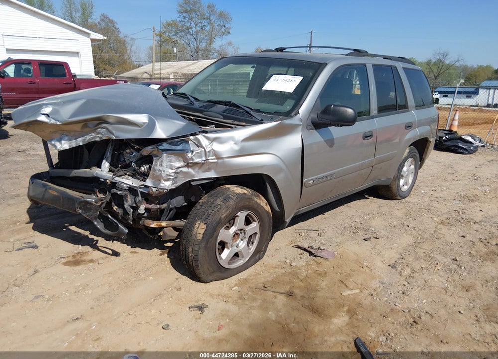 2002 CHEVROLET TRAILBLAZER LS VIN: 1GNDS13S622527537