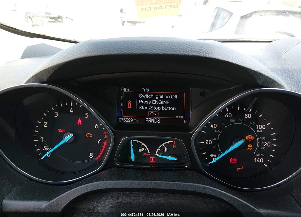2017 FORD ESCAPE TITANIUM VIN: 1FMCU9J96HUE14578