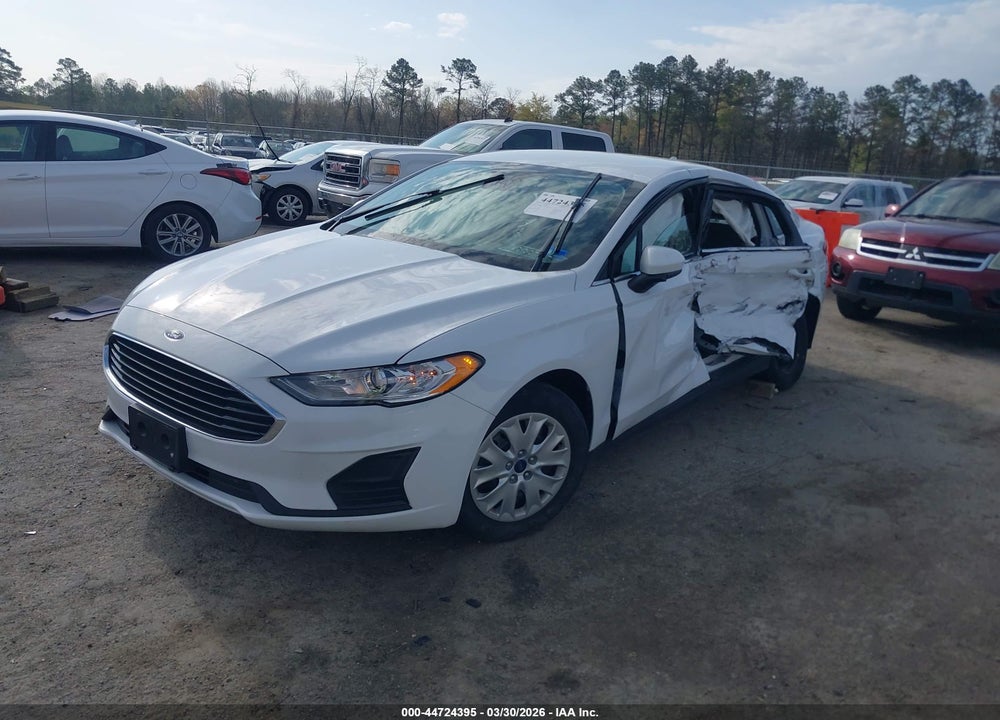 2020 FORD FUSION S VIN: 3FA6P0G73LR220722