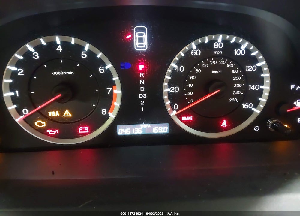 2010 HONDA ACCORD 2.4 LX VIN: 1HGCP2F34AA095892