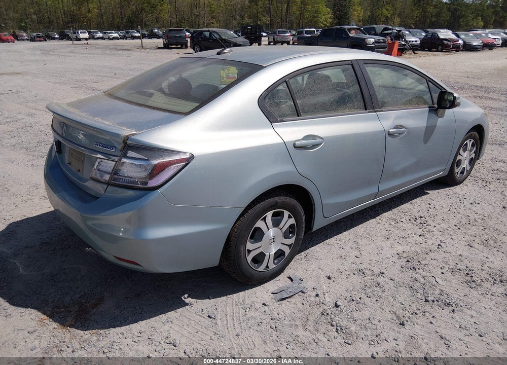 2013 HONDA CIVIC HYBRID VIN: 19XFB4F20DE002039