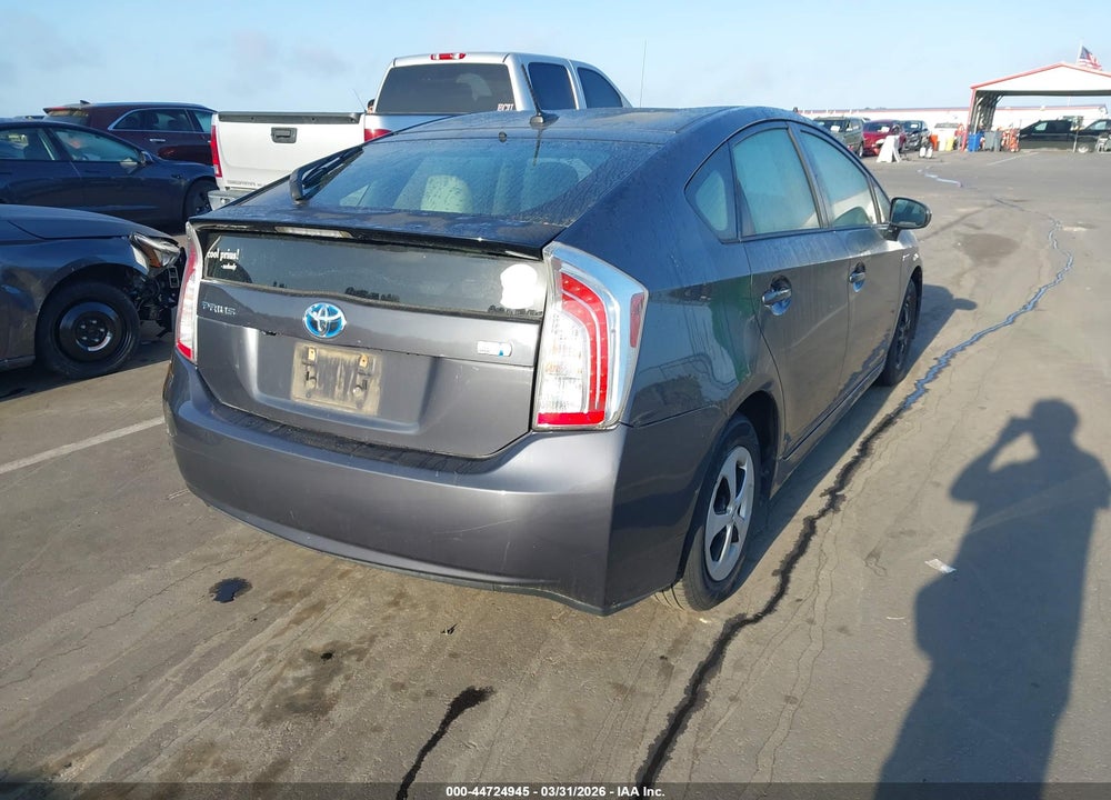 2013 TOYOTA PRIUS THREE VIN: JTDKN3DU7D1701711