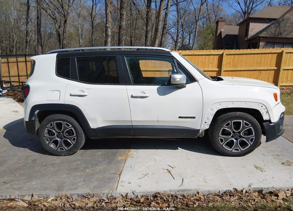 2017 JEEP RENEGADE LIMITED FWD VIN: ZACCJADB1HPE55568