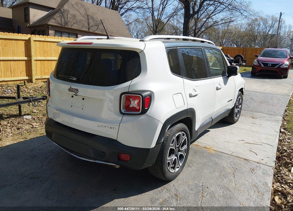 2017 JEEP RENEGADE LIMITED FWD VIN: ZACCJADB1HPE55568