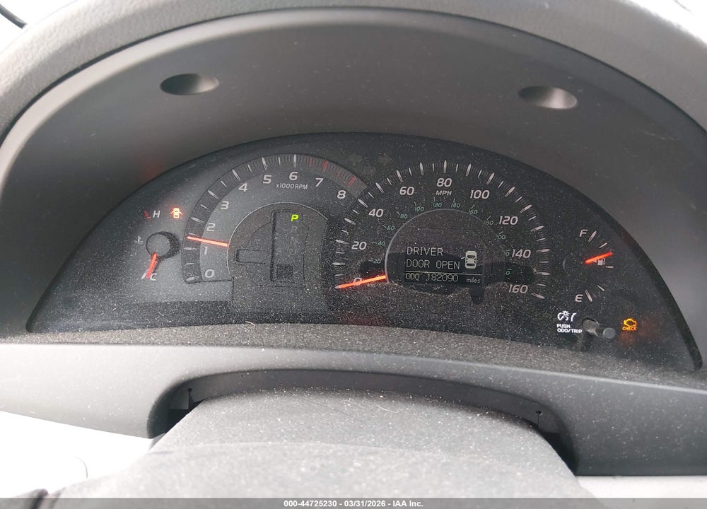 2009 TOYOTA CAMRY SE/LE/XLE VIN: 4T1BK46K59U586196