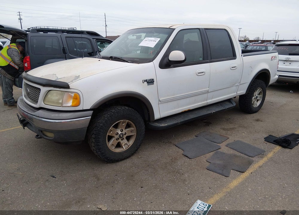 2002 FORD F-150 LARIAT/XLT VIN: 1FTRW08L22KC67555