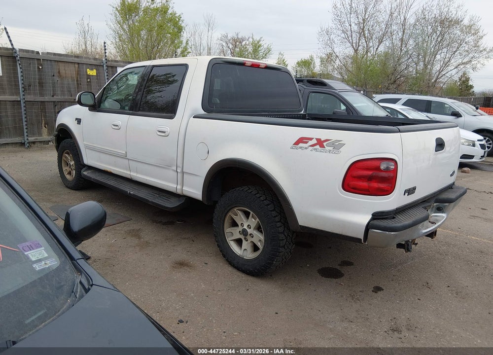 2002 FORD F-150 LARIAT/XLT VIN: 1FTRW08L22KC67555