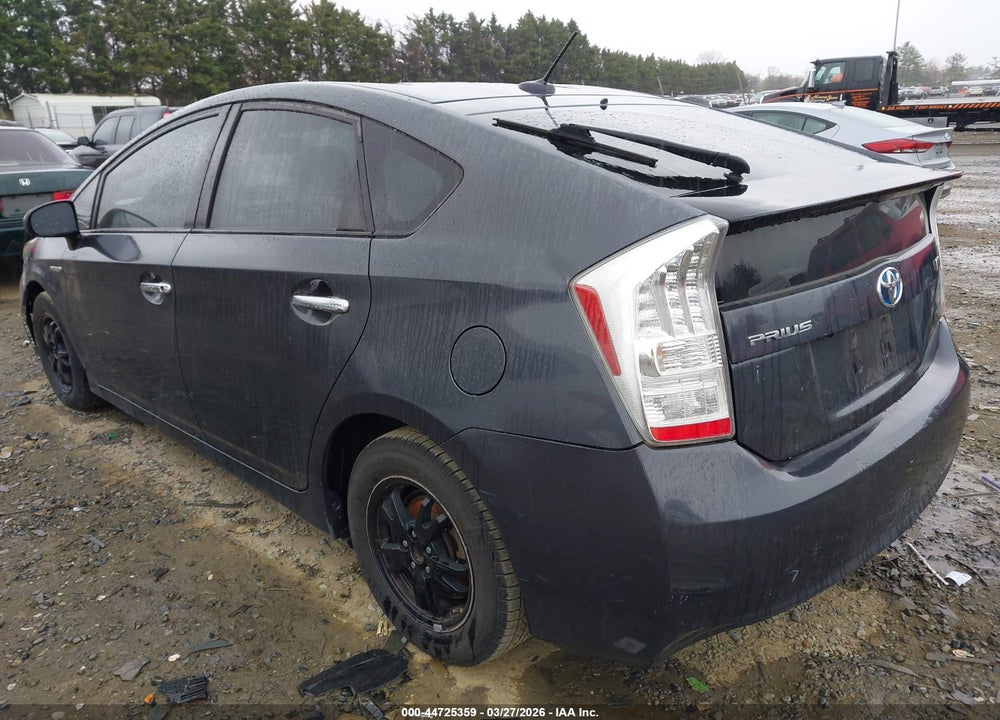 2011 TOYOTA PRIUS THREE VIN: JTDKN3DUXB5323650