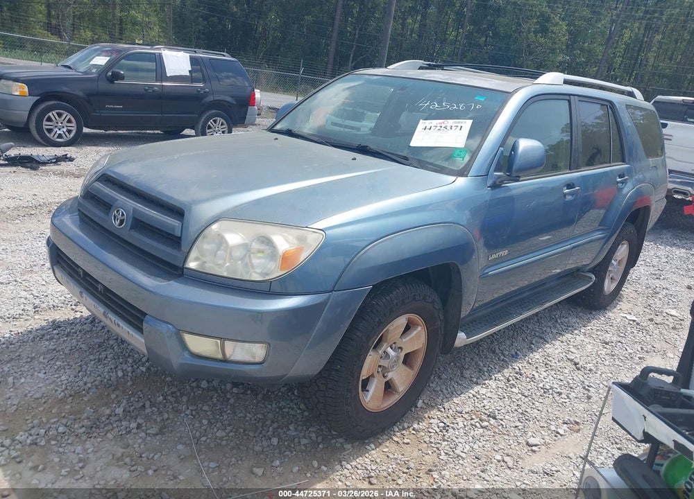 2003 TOYOTA 4RUNNER LIMITED V6 VIN: JTEZU17R130006251