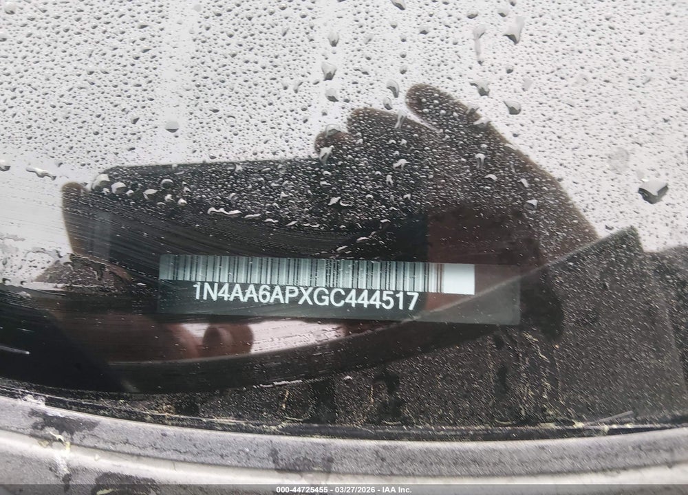 2016 NISSAN MAXIMA 3.5 SL VIN: 1N4AA6APXGC444517