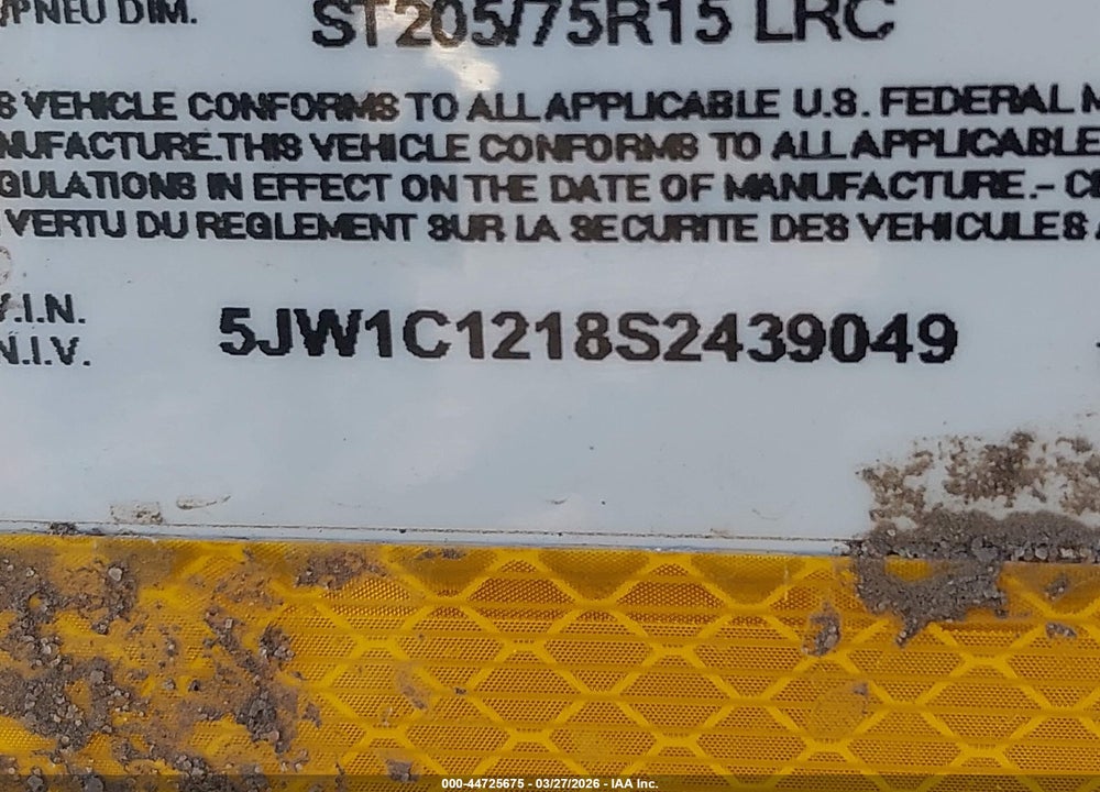 2025 SURE-TRAC OTHER VIN: 5JW1C1218S2439049