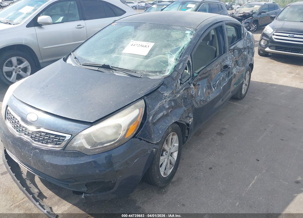 2014 KIA RIO EX VIN: KNADN4A31E6332534