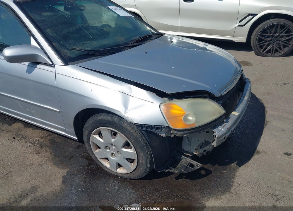 2001 HONDA CIVIC EX VIN: 2HGES26771H600741