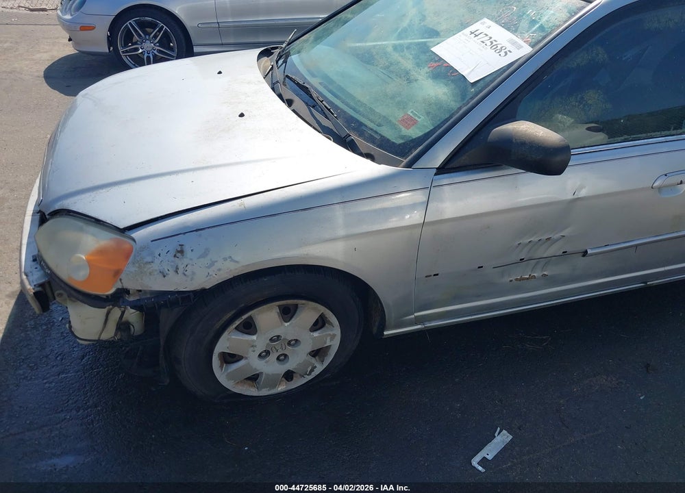 2001 HONDA CIVIC EX VIN: 2HGES26771H600741