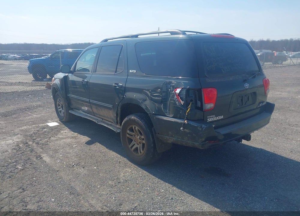 2007 TOYOTA SEQUOIA SR5 V8 VIN: 5TDBT44A47S289997