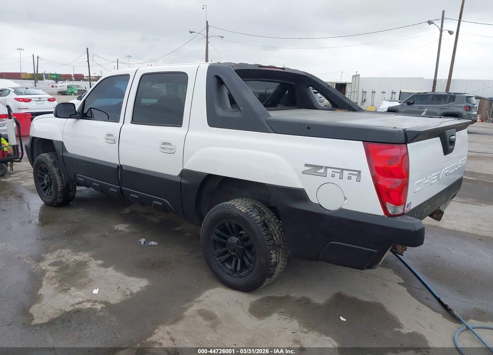 2002 CHEVROLET AVALANCHE 1500 VIN: 3GNEC13TX2G190355