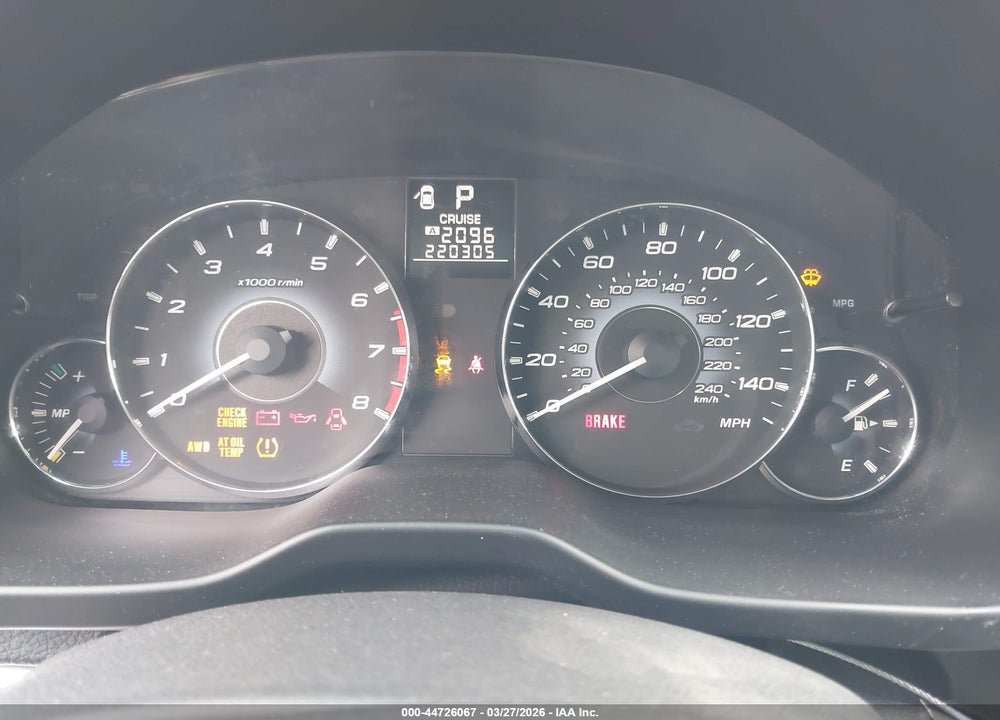 2010 SUBARU LEGACY 2.5I PREMIUM VIN: 4S3BMBG68A3210543