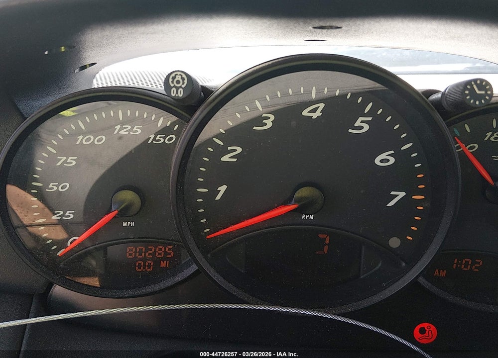 1998 PORSCHE BOXSTER VIN: WP0CA2984WU625825