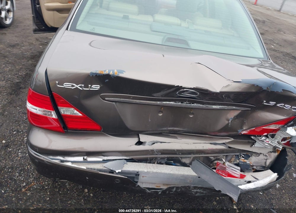 2005 LEXUS LS 430 VIN: JTHBN36F150182384