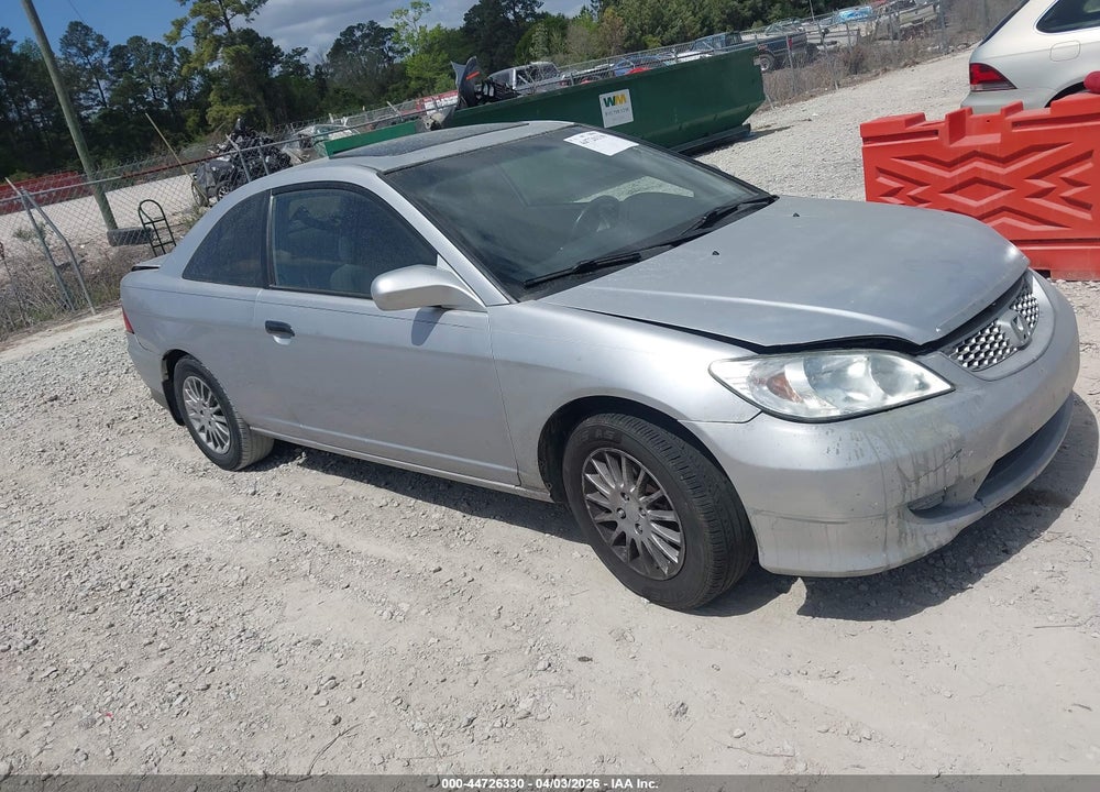 2005 HONDA CIVIC EX VIN: 1HGEM22915L019763