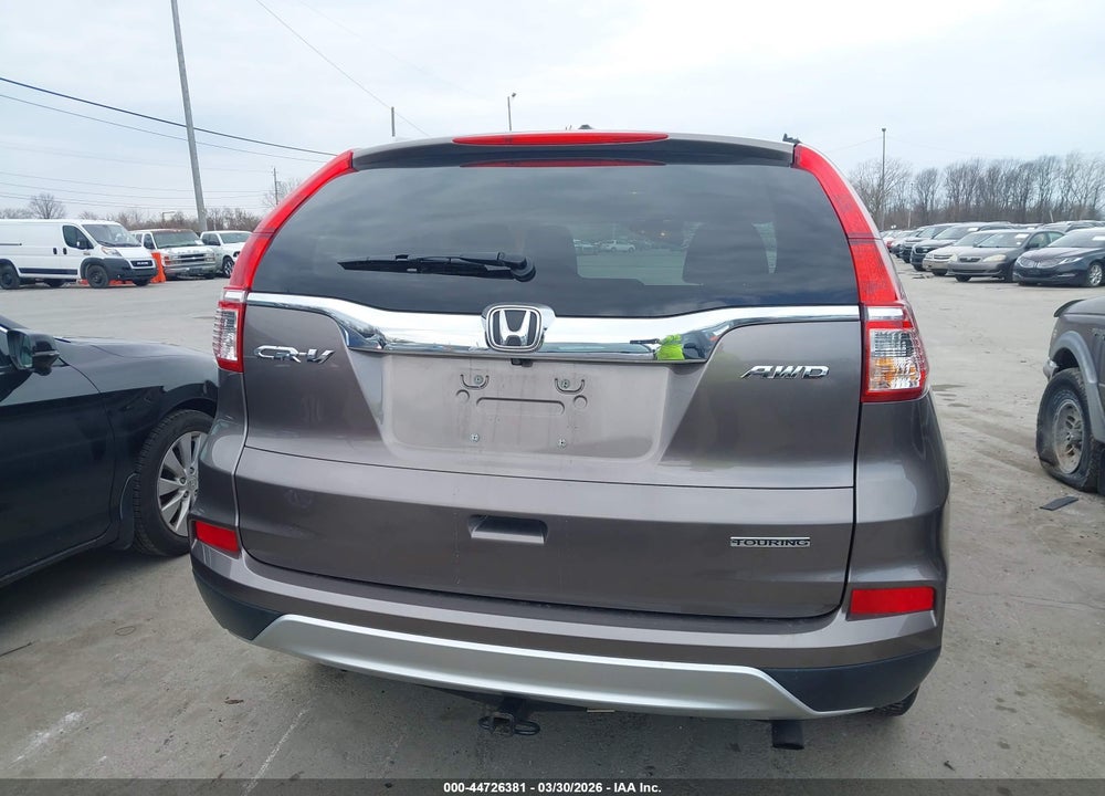 2015 HONDA CR-V TOURING VIN: 5J6RM4H91FL133003