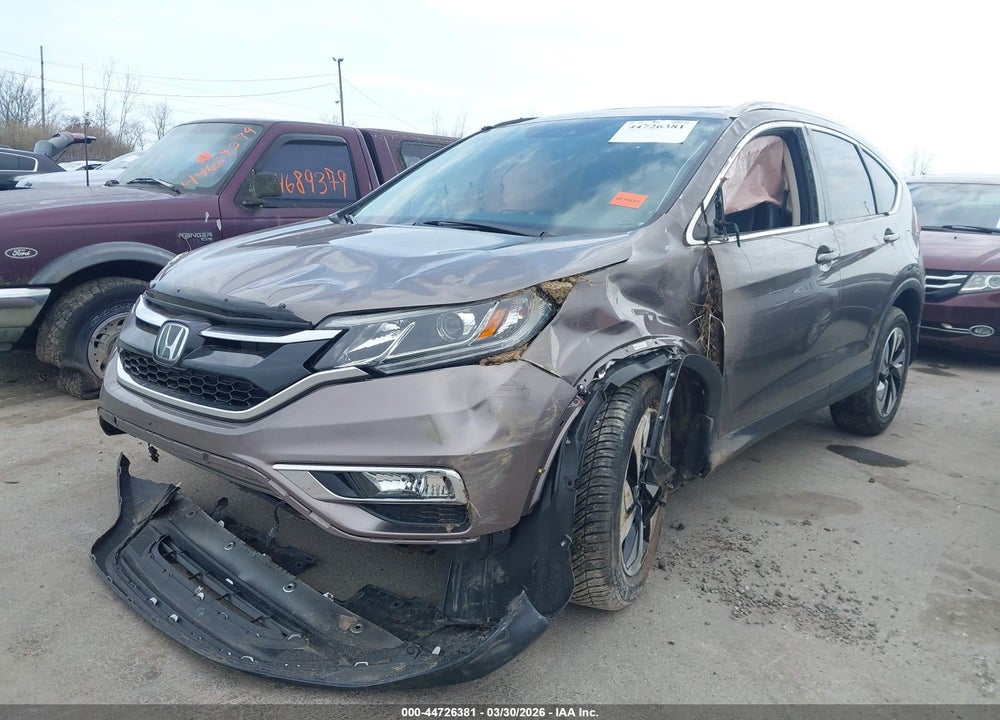 2015 HONDA CR-V TOURING VIN: 5J6RM4H91FL133003