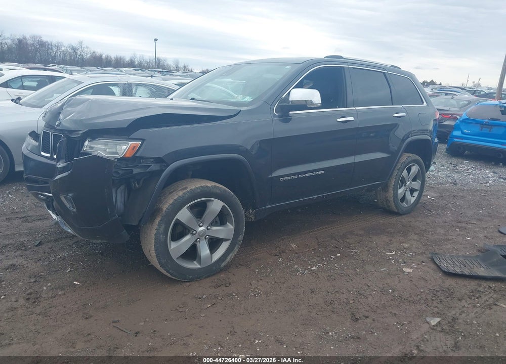 2014 JEEP GRAND CHEROKEE OVERLAND VIN: 1C4RJFCG6EC220023