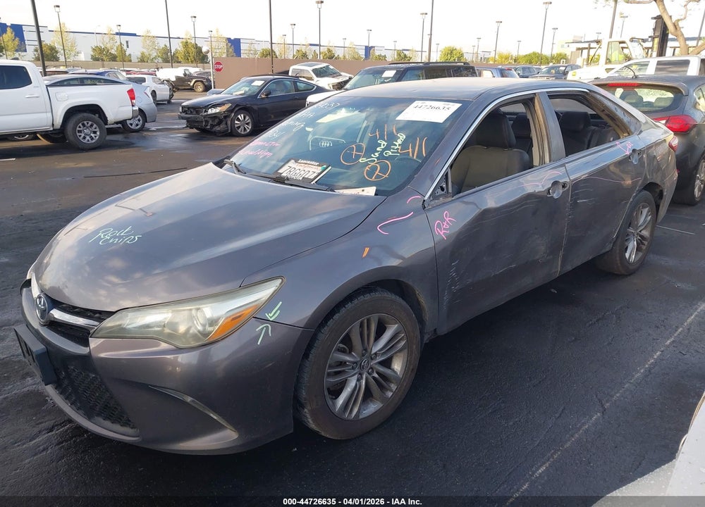 2016 TOYOTA CAMRY SE VIN: 4T1BF1FK2GU121018