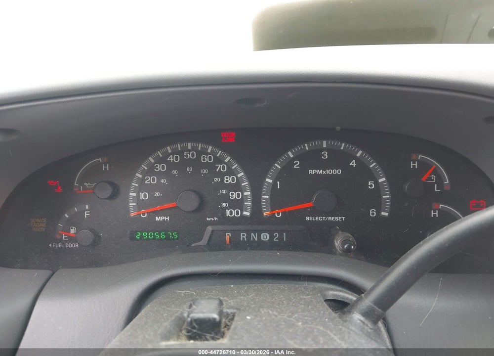 2000 FORD F-150 LARIAT/WORK SERIES/XL/XLT VIN: 1FTRX17L5YNA34197