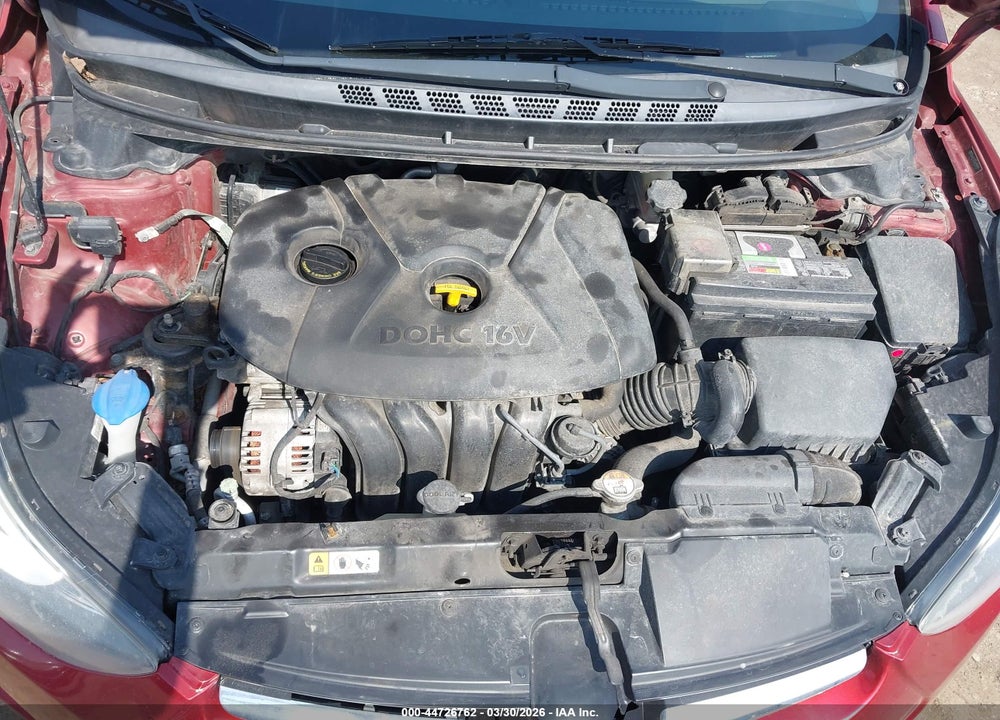 2014 HYUNDAI ELANTRA SE VIN: 5NPDH4AE7EH535512