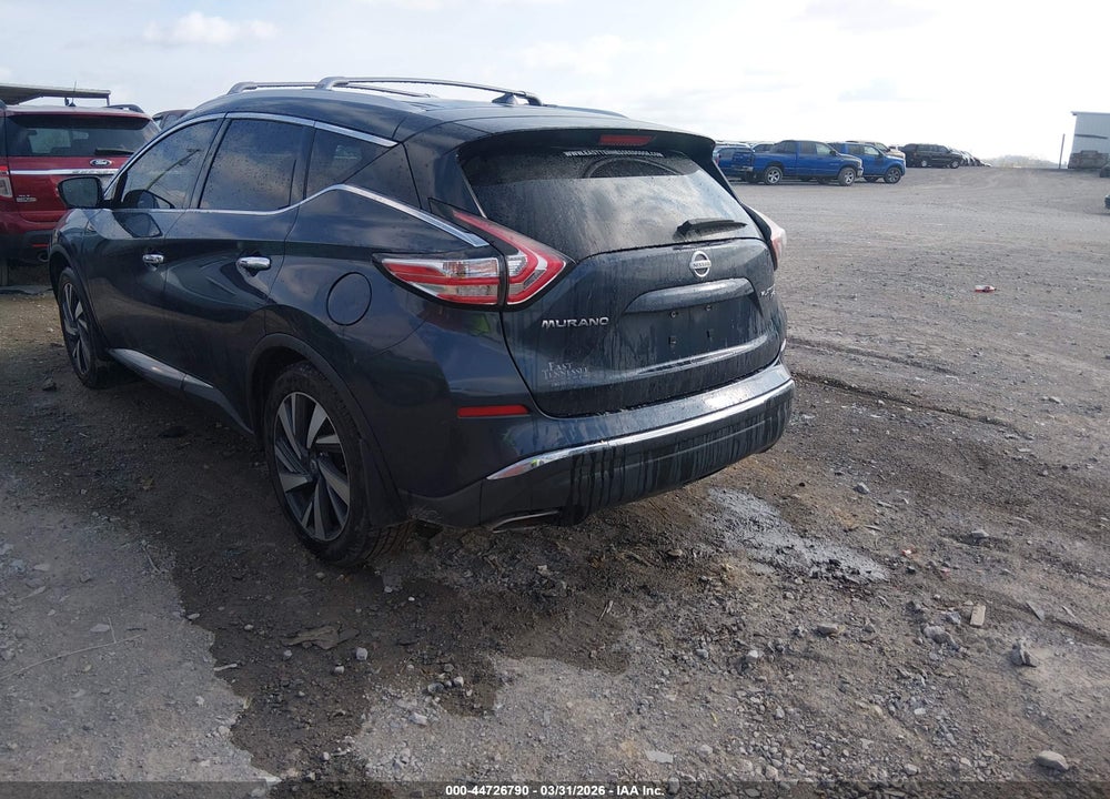 2015 NISSAN MURANO PLATINUM VIN: 5N1AZ2MH9FN253492