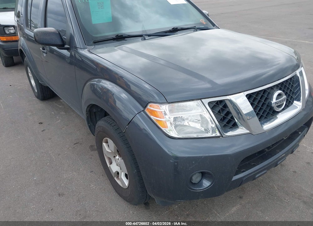2011 NISSAN PATHFINDER S VIN: 5N1AR1NN1BC620504