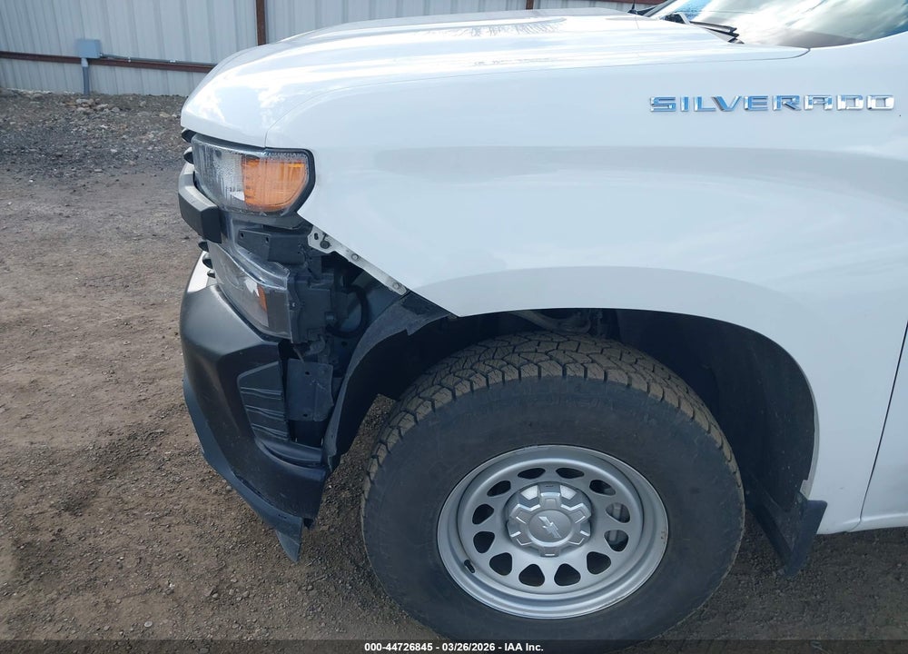 2019 CHEVROLET SILVERADO 1500 WORK TRUCK VIN: 1GCRYAEFXKZ349037